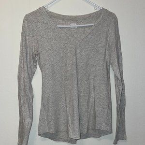 GREY LONG SLEEVE TEE